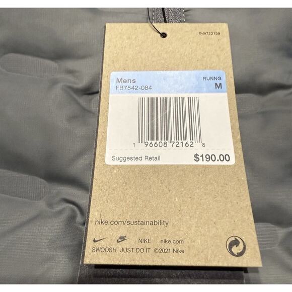 Nike Therma-FIT ADV Repel AeroLoft Men's Down Running Vest FB7542-084 NWT Medium - Picture 6 of 6